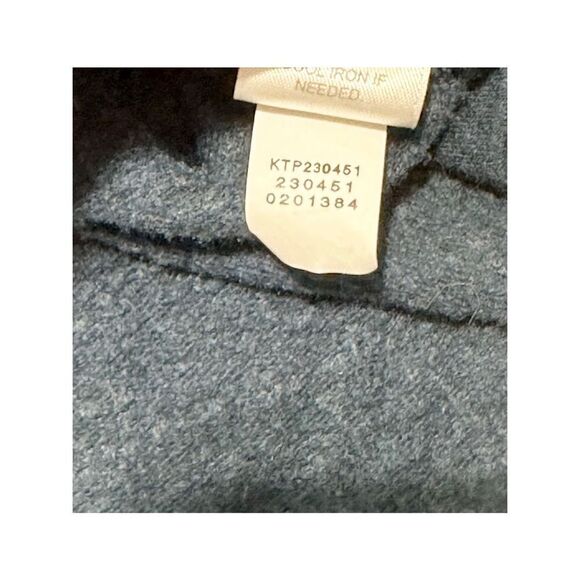 J. Jill Pure Jill‎ Women's Tranquility Fleece Comfort Hoodie Sweater Blue Large - Picture 8 of 10